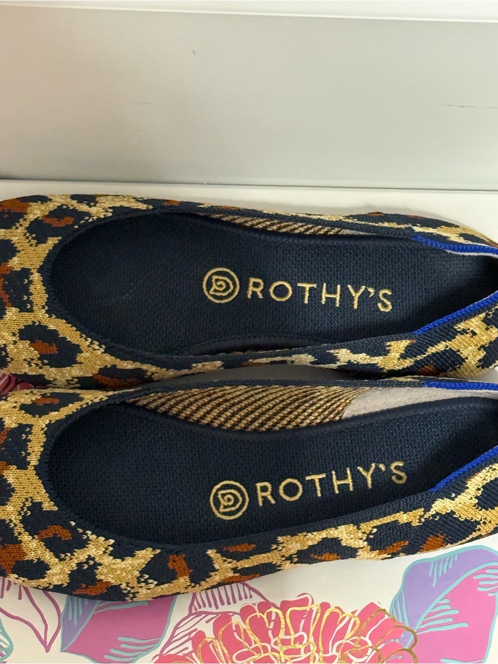Rothy's Leopard Print Knit Ballet Flats - Picture 2 of 4